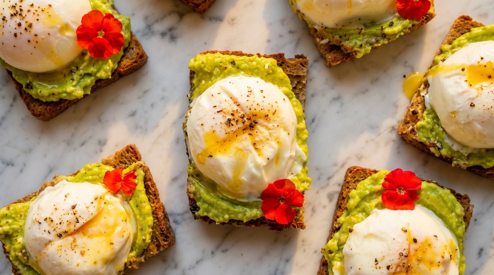 Toast avocat et œuf poché